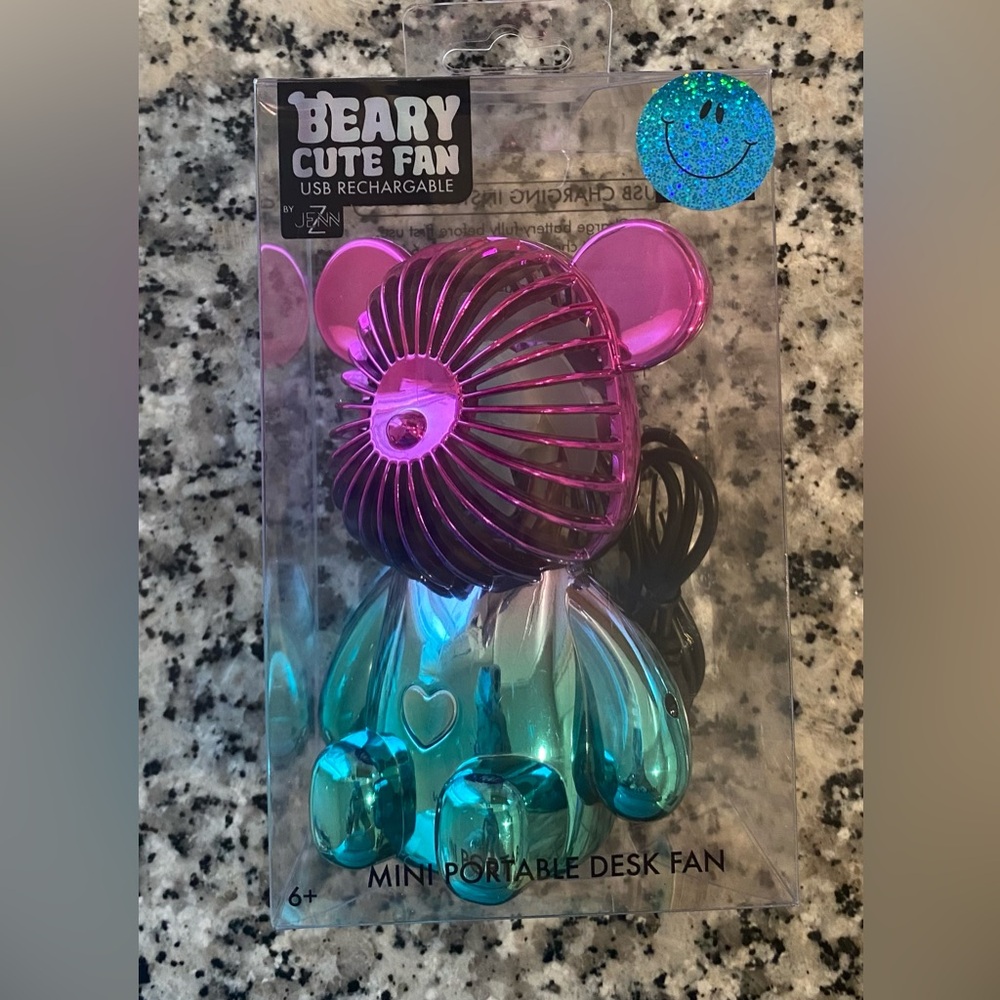 Ombré Teddy Bear Fan Mini - Picture 2 of 6